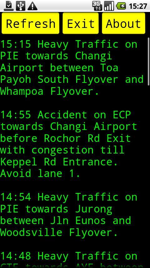 SG Traffic News