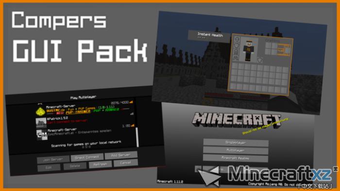 Paquete de material moderno Compper's GUI Resource Pack