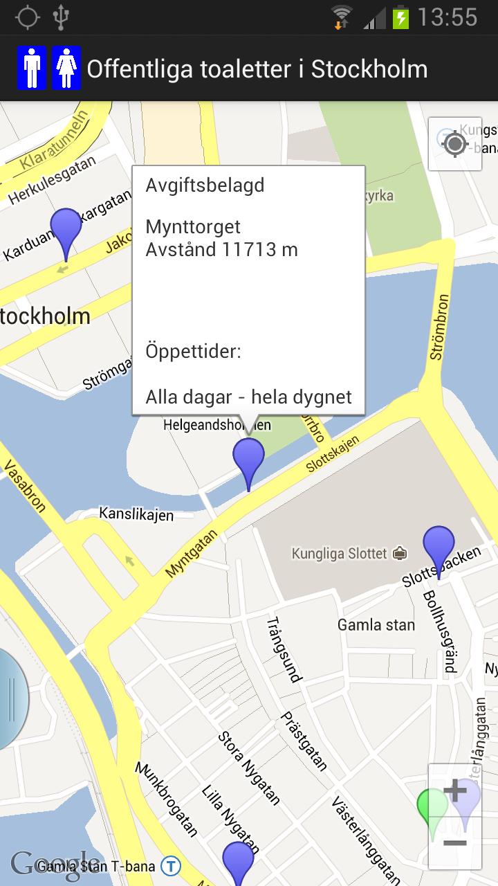 Public toilets in Stockholm