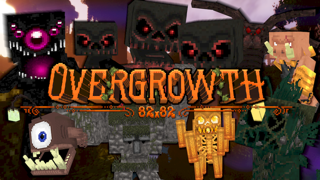 Paquete de recursos de crecimiento excesivo de Minecraft