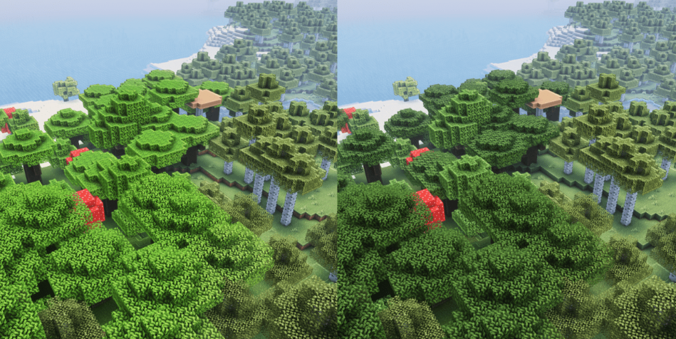Paquete de material de vainilla Natural de Minecraft |