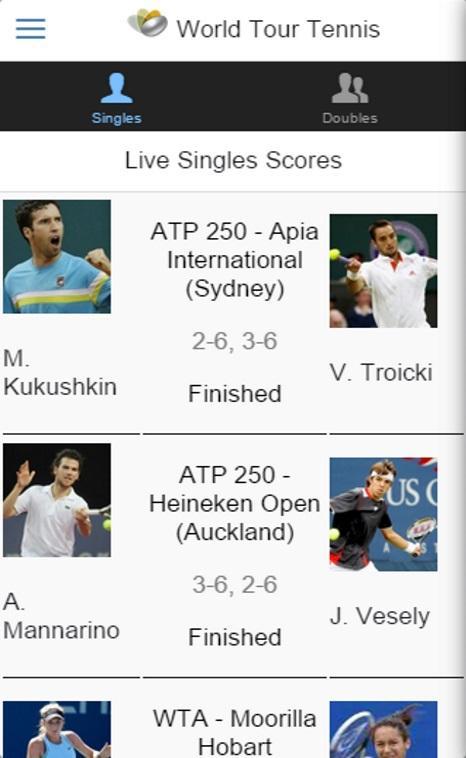 World Tour Tennis
