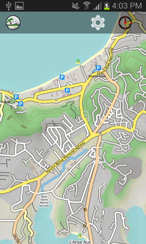 CARIBBEAN TRAVELLER'S MAP