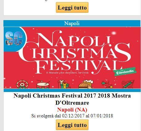 Campania eventi sagre concerti
