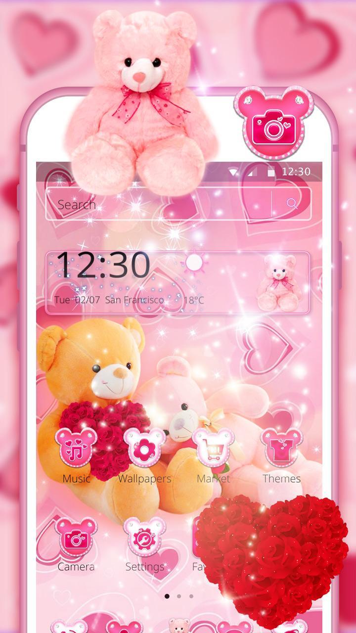 Cute Teddy Bear Love Theme