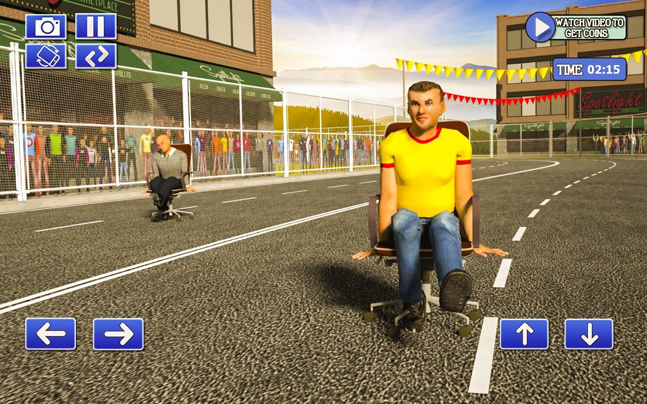 Office Chair Street Race