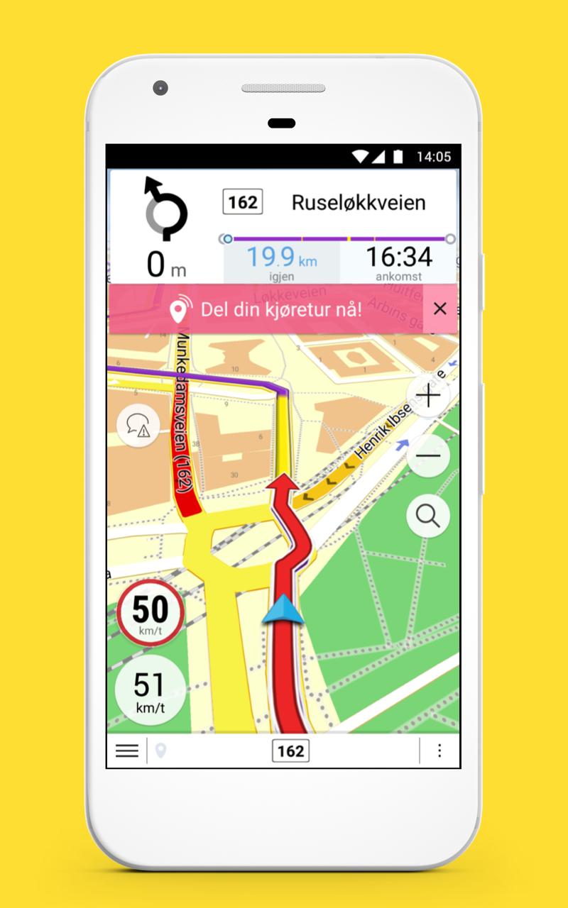 Gule Sider Navigasjon - Offlin