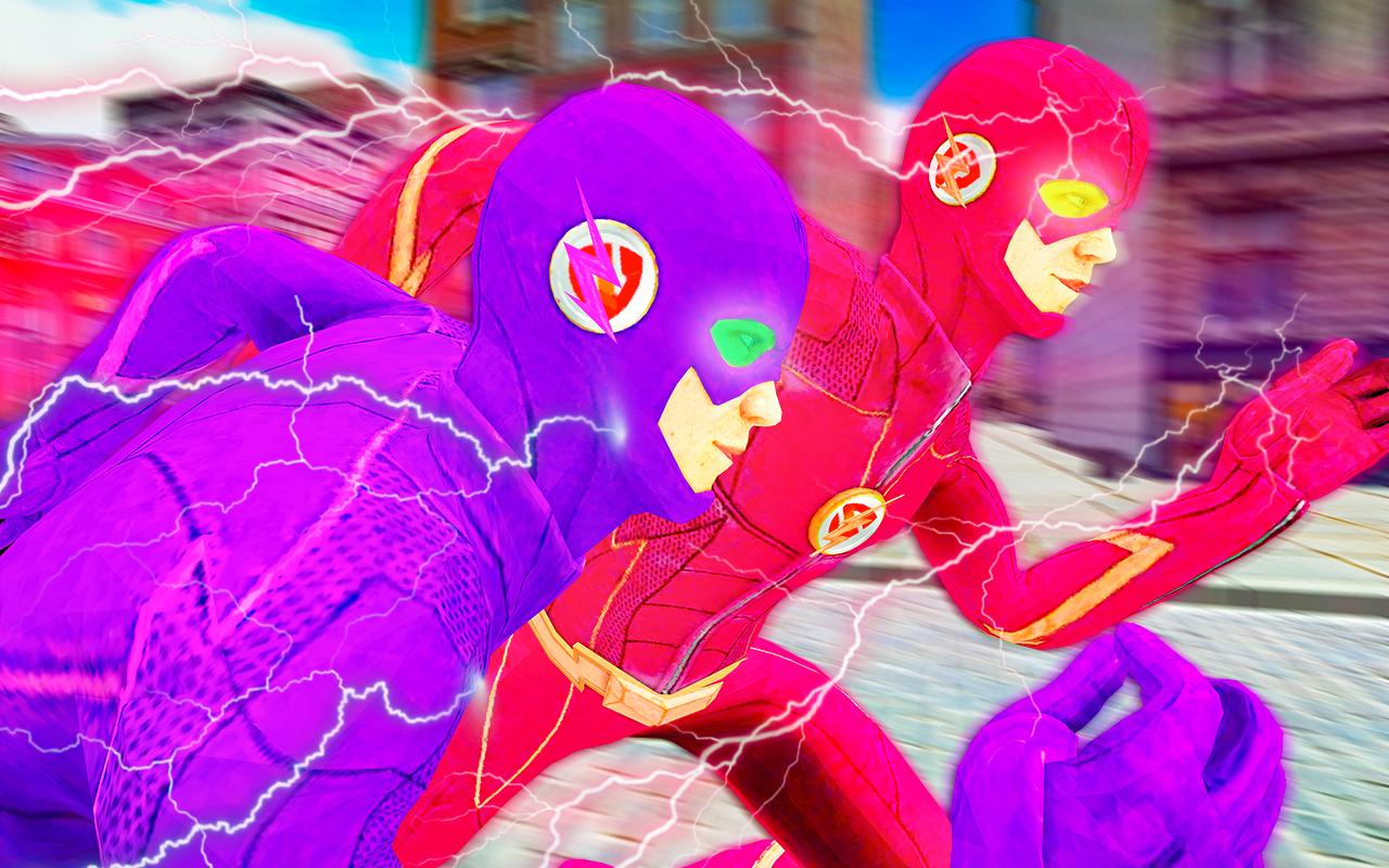 Tornado Bolt Light Speed Hero: Vegas Robot Crime