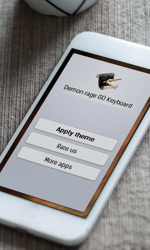 Demon rage Keyboard Skin