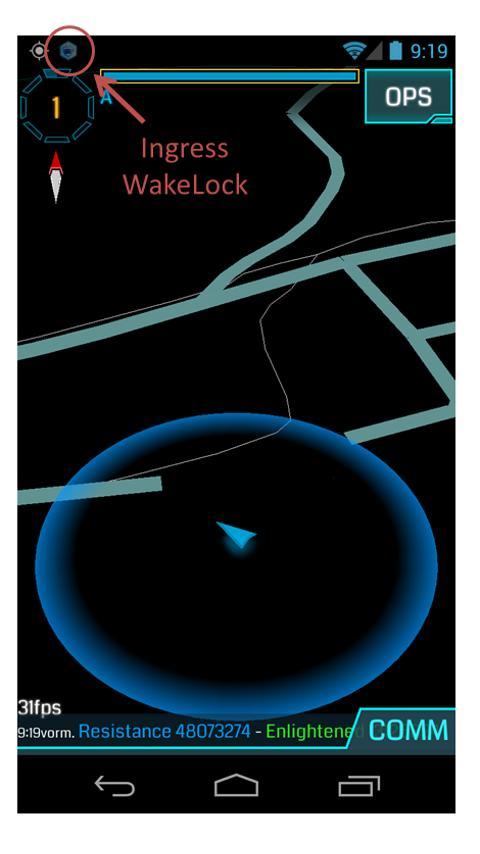 Ingress WakeLock