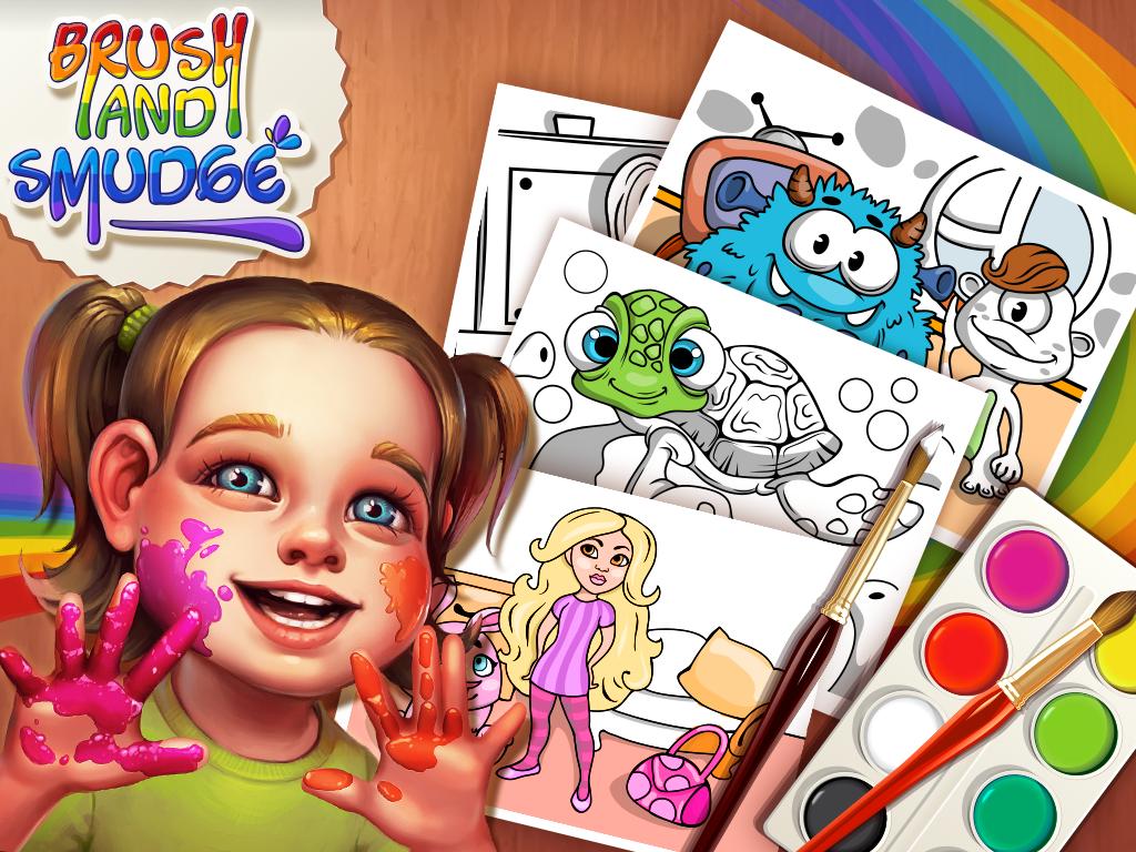 Brush & Smudge - coloring book