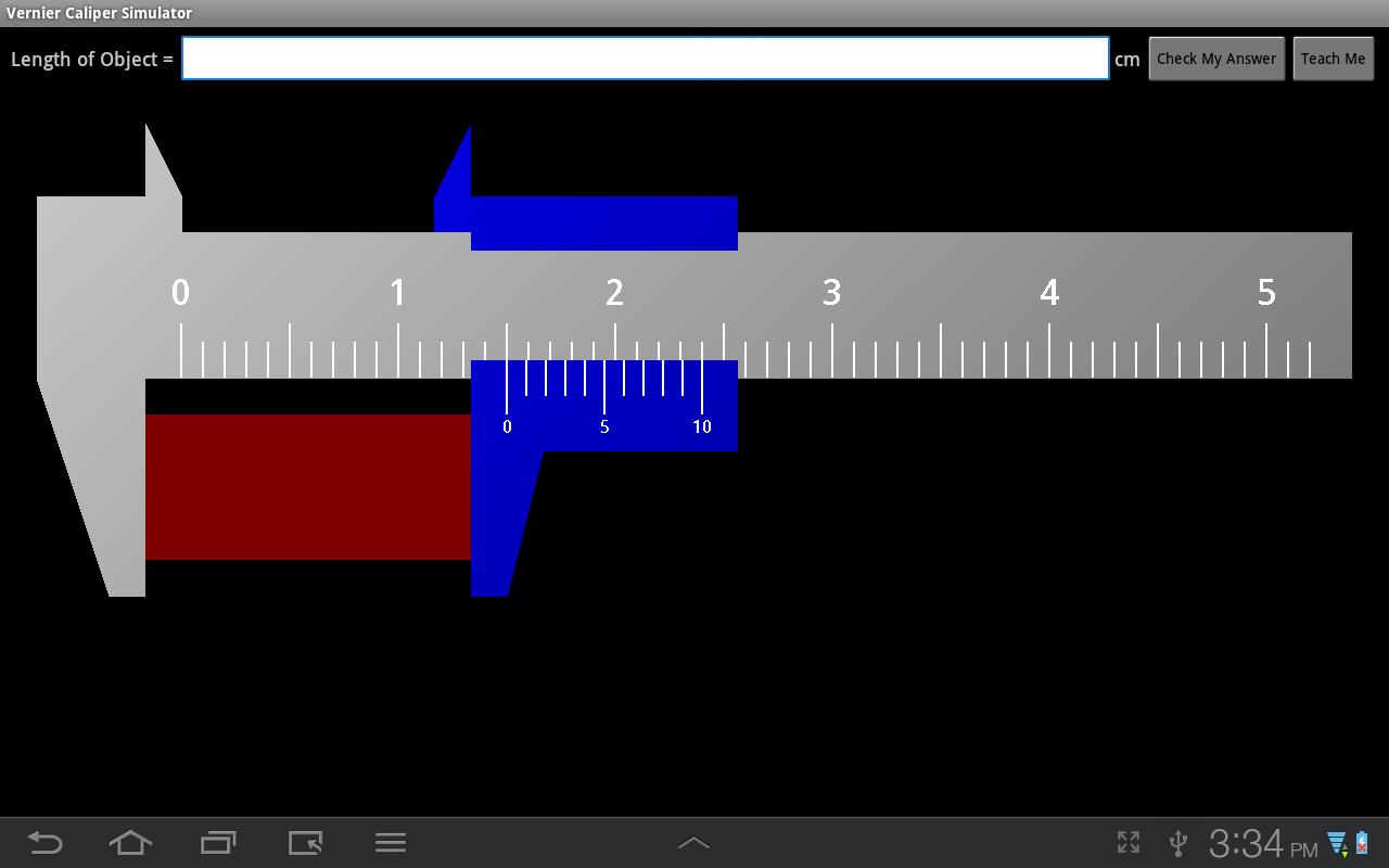 Vernier Caliper Simulator