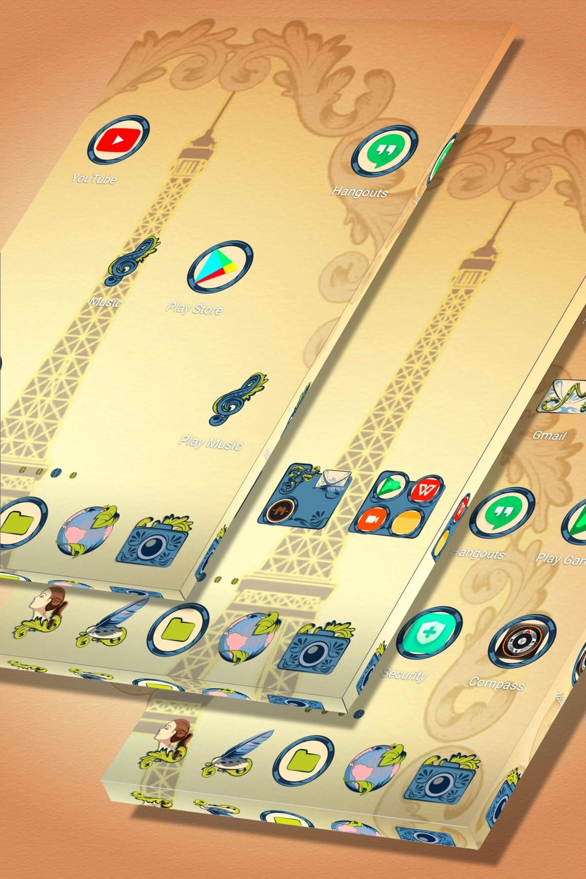 Vintage Paris Launcher