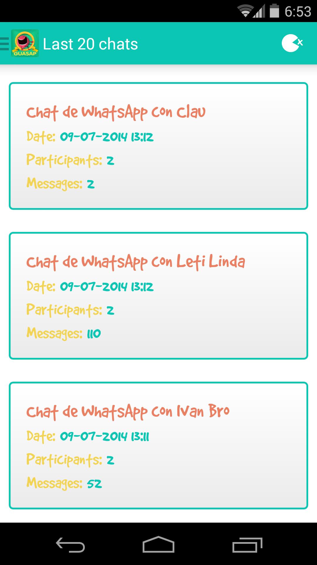 Guasap - Analyze WhatsApp
