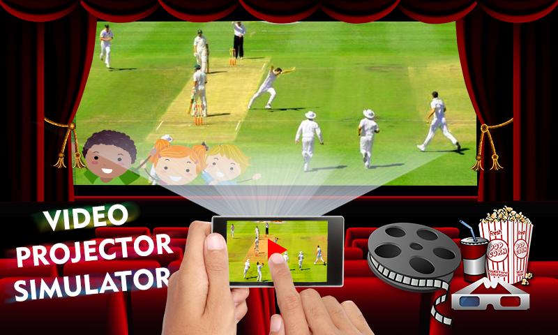 Live Video Projector Simulated