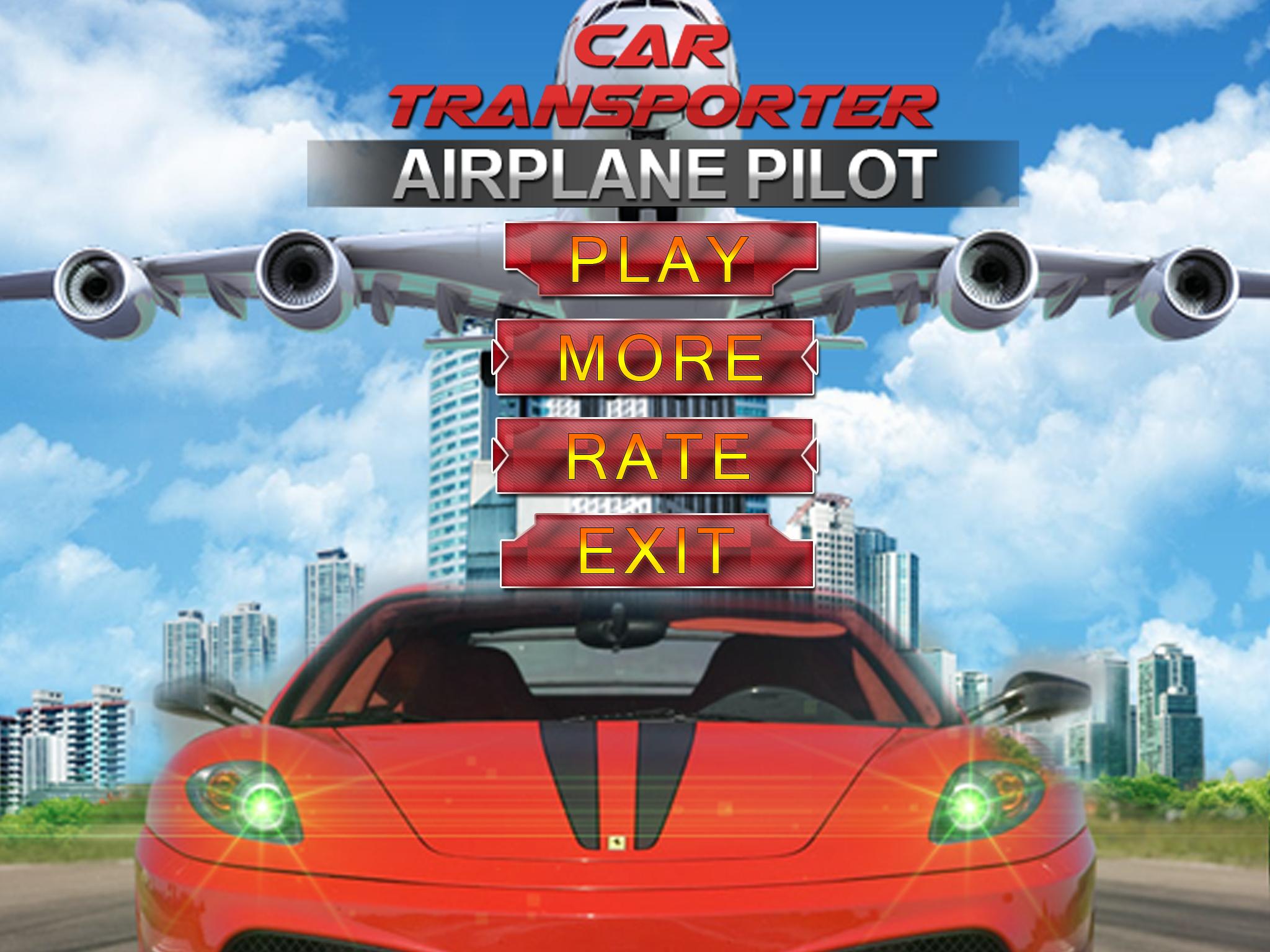 Car Transporter Airplane Pilot